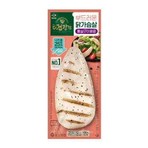 CJ 더건강한 닭가슴살 통살구이 페퍼 100g