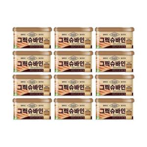 SPC삼립 그릭슈바인 캔햄 200g x 12개