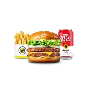 (노브랜드버거) NBB어메이징 더블버거세트