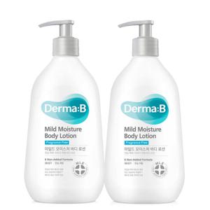 더마비 마일드 모이스처 바디로션 400ml 1+1 +튜브견본(랜덤)
