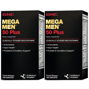 GNC 메가맨 50플러스 120정 2개