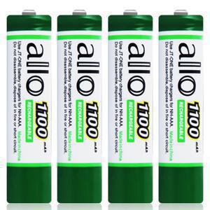 ALLO 대용량 AAA 1100mAH 충전지 4알/건전지 충전기