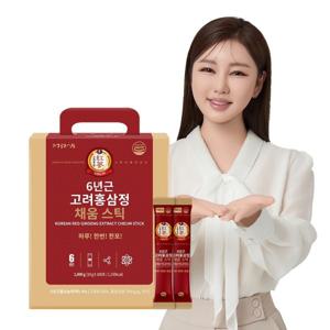 6년근 고려홍삼정 채움스틱 1박스 100포 홍삼 산삼배양근진액