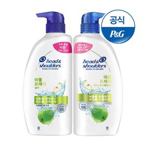 헤드앤숄더 애플프래쉬 샴푸 850ml + 트리트먼트 850ml