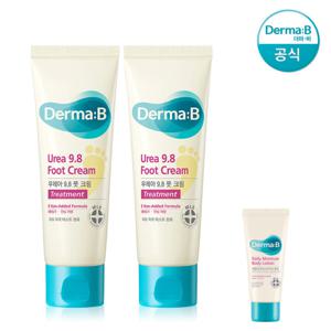 우레아 9.8 풋 크림 (대용량) 80ml 2개+견본튜브(랜덤)