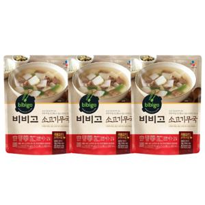 비비고 소고기 무국 500g x 3개 소고기뭇국