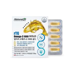 네추럴라이즈 알티지 오메가-3 1000 골드 1216.5mg x 60캡슐