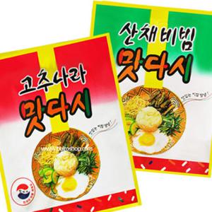 (맛다시90g-10개) 고추나라 산채비빔 양념장 전투식량