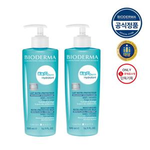 롯데단독(정상가 86000원) 에이비씨덤 이드라땅 500ml x2(신생아 크림)