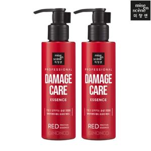 미쟝센 데미지케어 레드 프로틴 헤어 크림 에센스 140ml 2개 손상 모발 모근 비오틴