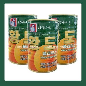 펭귄 강구나루 황도 슬라이스 400g 24개