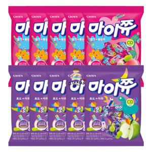 크라운 마이쮸 284g 대용량 2종 5개씩(총10입)  무료배송