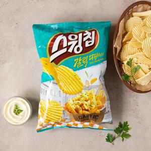 오리온 스윙칩 갈릭디핑소스맛 124g (영등포점)