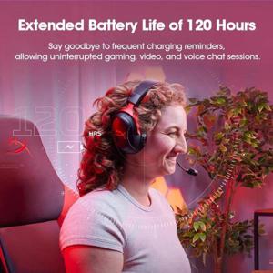 HyperX Cloud 3 III 무선 게임용 헤드셋 FPS 소음 제거 콘덴서 마이크 PC 용 배터리 수명 120 시간