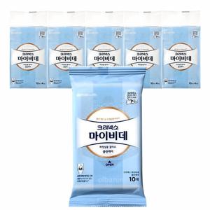 크리넥스 마이비데 휴대용 물티슈 10매 4입 x5개(총20개)