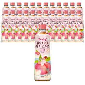 티로그 티로그 납작 복숭아 아이스티 제로 홍차 500ml 24개