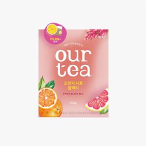 쟈뎅 아워티 오렌지자몽 블랙티 8개입