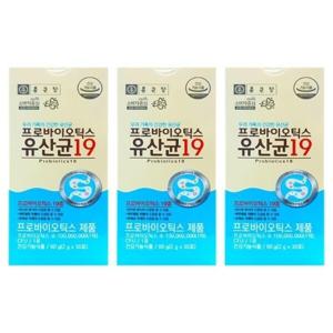 종근당 프로바이오틱스 유산균19 2g x 30포 3개 HIS