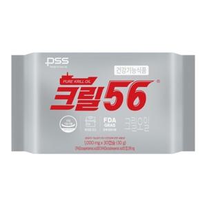 펄세스 크릴오일 크릴56 1000mgX30캡슐