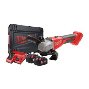 밀워키 M18 BLSAG100X-502X 충전4인치그라인더 5.0AH배터리 두개