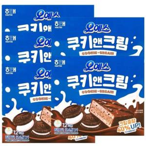 해태제과 오예스 쿠키앤크림 360g 5개