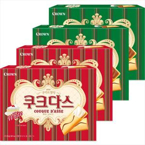 크라운 쿠크다스 화이트 289gx2개+커피 289gx2개 (2세트구매시 1000원 할인x넉넉한 유통기한)