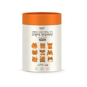 굿밸런스 짜먹는 고양이간식 고양이츄르 길고양이 영양간식 연어+치킨+참치 720g x 1개