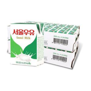 멸균우유 200ml 24입+24입 (2박스)