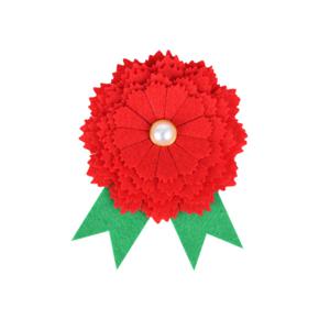 DIY 카네이션 브로치 만들기 10개 세트 부모님 스승의날 어버이날 미술 놀이 유아 초등 학생 학교 유치원