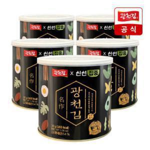 (신선집중) 광천김X신선집중 프리미엄 명작 재래 캔김 30g x 5캔