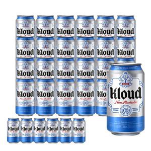 롯데칠성음료 클라우드 논알콜릭 350mlx24입+500ml 6입추가증정 총 30입 / 무알콜맥주