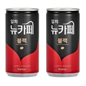 30캔 일화 뉴카페 블랙 175ml  블랙 캔커피 블랙캔커피 캔블랙커피 커피캔 커피음료  손님접대음료 켄커피