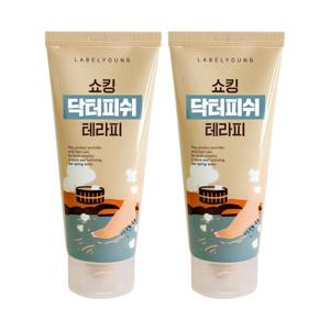 쇼킹닥터피쉬테라피 2개/발 뒤꿈치 굳은살 각질케어/아기발뽀송템/풋 마일드 필링젤