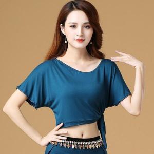 댄스스포츠 티셔츠/셔츠/여성 라틴댄스복 밸리 라인댄스 연습복 상의(3 color)