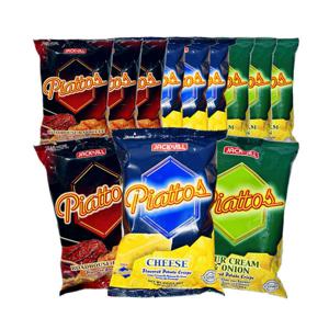감자칩 피아토스 3종  85g x 12봉 치즈맛 바베큐맛 양파맛