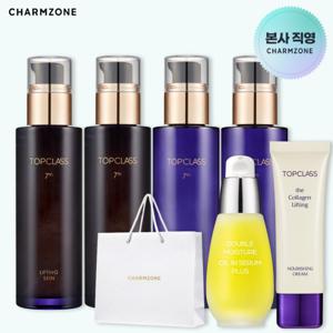 참존본사직영/한정수량) 탑클래스 콜라겐 리프팅(스킨2/로션2)+달맞이보습세럼1+영양크림1 +쇼핑백1 증정