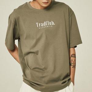 트래드클럽 클래식 캐주얼 유니크 리즈 어센틱 스몰 로고 반팔 티셔츠 (5컬러 S ~ XXL)