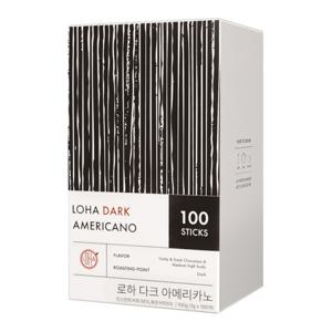 로하 다크 아메리카노 스틱커피 100T 무료배송