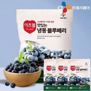 (신선집중) 이츠웰 맛있는 냉동 블루베리 1kgx3개 외 4개/5개 옵션선택