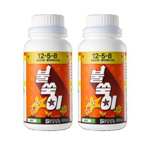 불쑥이 액체비료 500ml x2입 불가사리 액상 텃밭 농작물 발근제 촉진 식물 화초 영양제