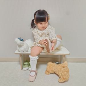 스스로 아기 화이트 슈벤치 현관벤치 의자 국내제작 키높이 발받침 발판 아이 현관벤치 스스로 신발신기