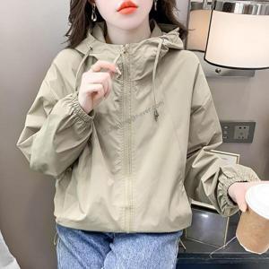 여성 바람막이 점퍼/여자 봄 가을 루즈핏 후드 집업 자켓 바람막이 점퍼(2 color)
