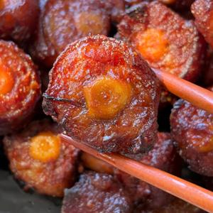 숯불 직화구이 돼지꼬리 양념 불족발 300g x 3팩 (팩당 2~3인분) / 술안주 캠핑음식