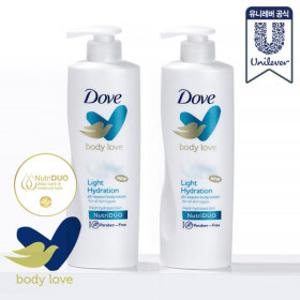 도브 바디로션 라이트 400ml 2개 (25년 10월까지/한정수량)