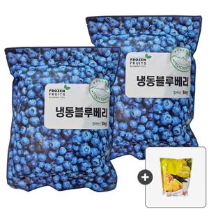 이안 칠레산 냉동 블루베리 1kg+1kg 파인애플증정 500g