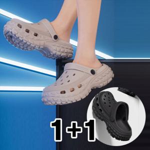 1+1 남여 고무 스트랩 슬리퍼 아쿠아슈즈 (4color)