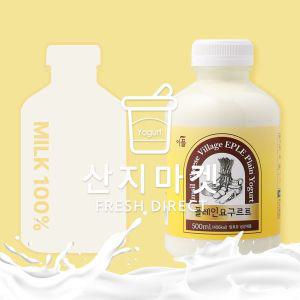산지마켓 국산원유100% 이플목장 천연요구르트 플레인요거트x5
