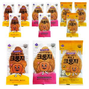 달콤바삭 천연버터 지니 수제 크룽지20g 오리지널 4개+히말라야 핑크솔트 4개+허니버터 4개(총12개)