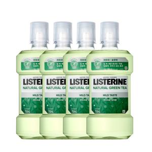 리스테린 내추럴 그린티 750ml 4개