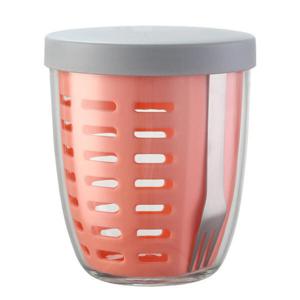 과일컵 푸르트컵 후르츠컵 600ML 포크포함 간편도시락 샐러드 과일